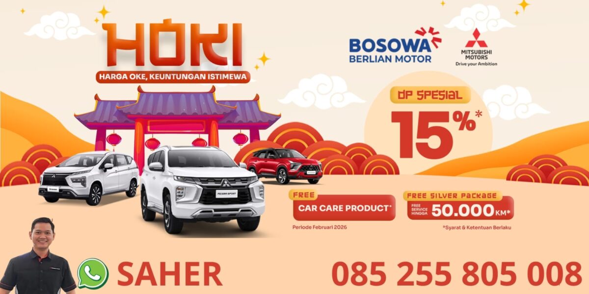 Promo Spesial Mitsubishi Bosowa Makassar bulan Februari 2026 Diskon Extra