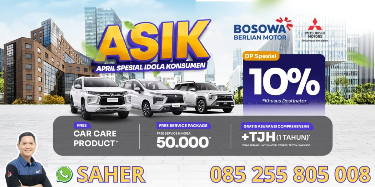 Promo Spesial Mitsubishi Bosowa Makassar bulan Maret 2026 Diskon Extra