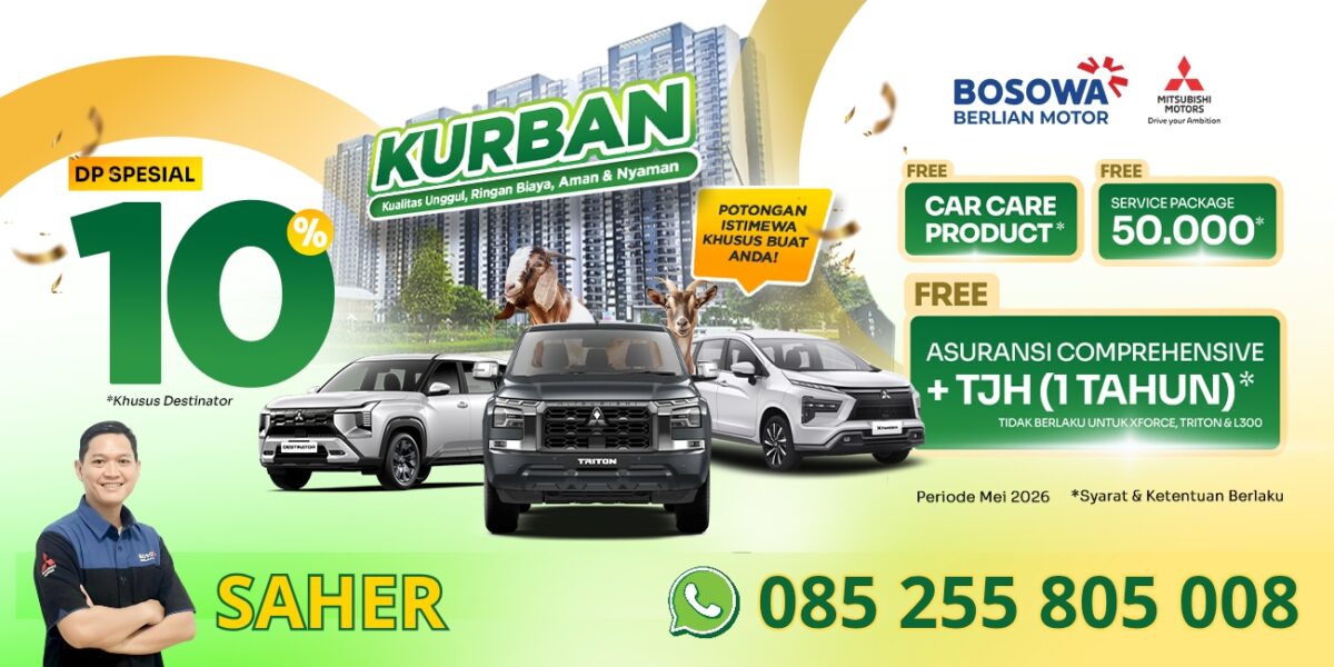 Promo Spesial Mitsubishi Bosowa Ternate bulan Mei 2026 Diskon Extra