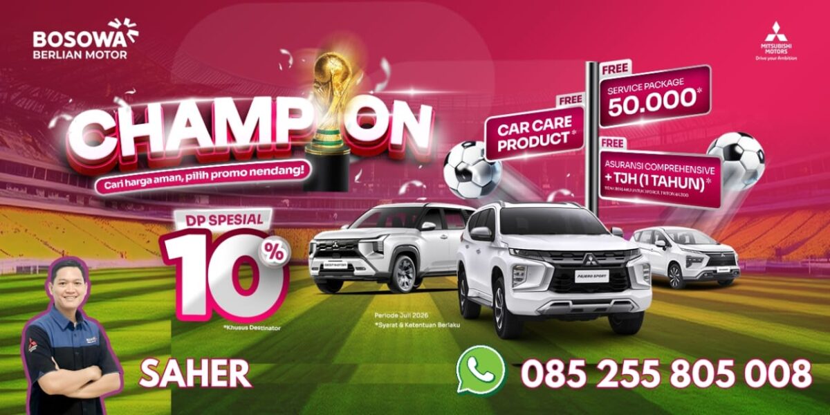 Promo Spesial Mitsubishi Bosowa Ternate bulan Juli 2026 Diskon Extra